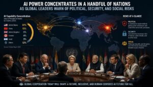 AI Power Concentrates in a Handful of Nations as Global Leaders Warn of Political, Security, and Social Risks.