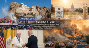 America at 250: Historic Celebrations, Extreme Weather, Papal Recognition, and Colorado Wildfires Shape U.S. Headlines