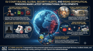EU Court Ruling, Global Security Alerts, and Rising Geopolitical Tensions Mark Latest International Developments