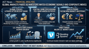 Global Markets Pause as Investors Watch Economic Signals and Corporate Moves