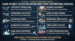 Global Security, Politics and Culture Drive Today’s International Headlines