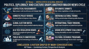 Politics, Diplomacy and Culture Shape Another Major News Cycle