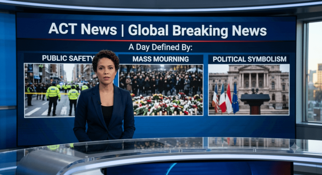 ACT News | Global Breaking News – Introduction: a day defined by public safety, mass mourning, and political symbolism