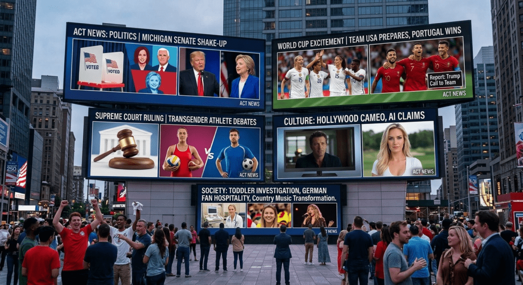 ACT News | America Today: Politics, Sports, Culture, and Society Dominate Headlines Across the United States