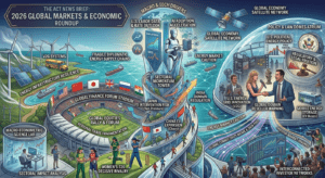 ACT News Global Markets & Economy Brief — Macro, Energy, Tech & Policy Watch (2026)Sources: Reuters, ACT News analysis, and global financial reporting networks