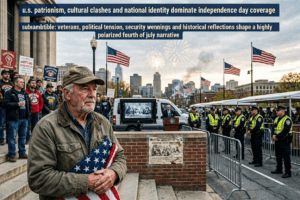 U.S. patriotism, cultural clashes and national identity dominate Independence Day coverage