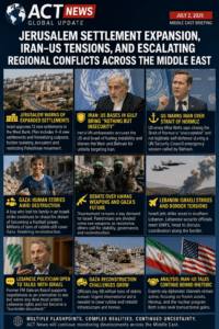 ACT News — Middle East & Global Update